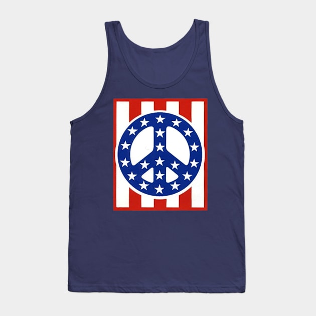 Peace in America Vintage Tank Top by Hilda74